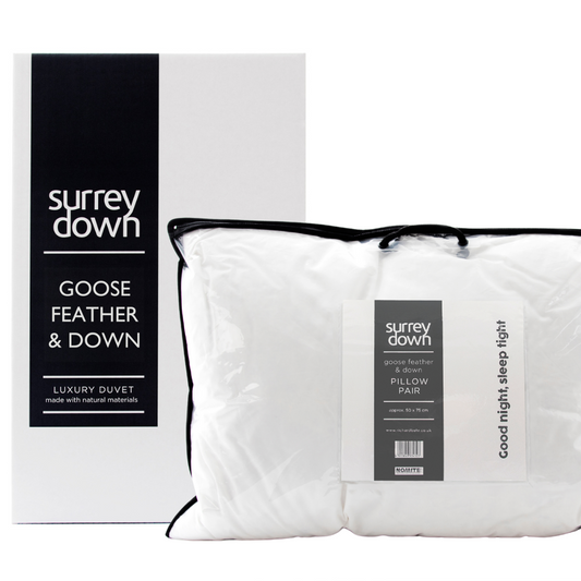 Surrey Down Goose Feather & Down 10.5tog Bedding Bundle