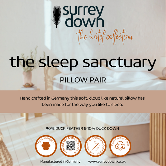 Surrey Down Hotel Collection Sleep Sanctuary Pillow Pair (2 pack)