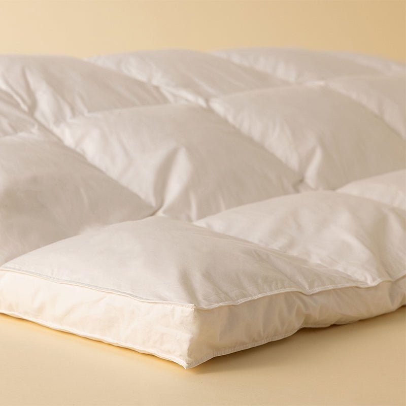 Duck Down Dual Layer Mattress Topper - Single (90x190cm) - Down & Cotton