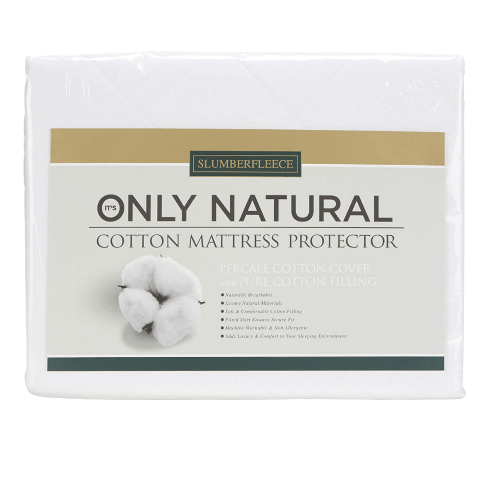 Slumberfleece Luxury Cotton Quilted Mattress Protector