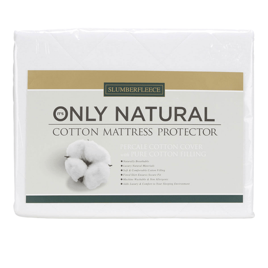 Slumberfleece Luxury Cotton Quilted Mattress Protector