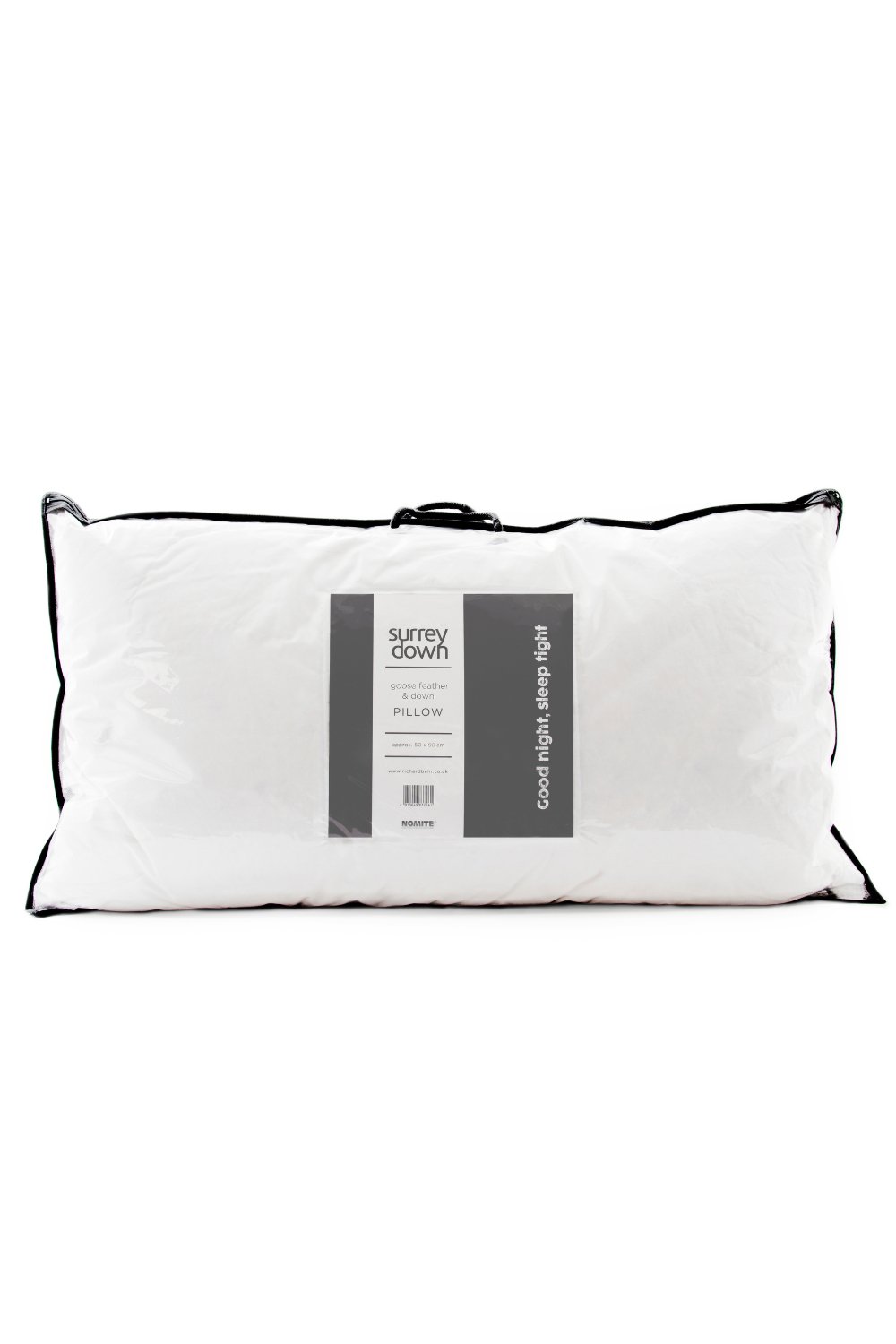 Surrey Down Goose Feather and Down Kingsize Medium/Firm Pillow - Down & Cotton