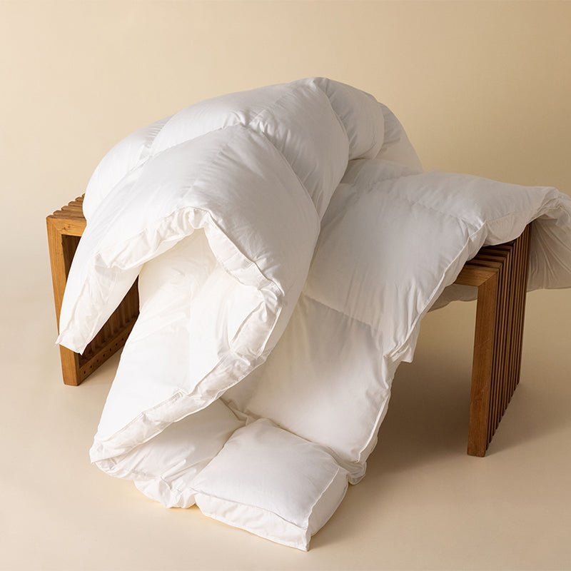 Duck Down Dual Layer Mattress Topper - Single (90x190cm) - Down & Cotton