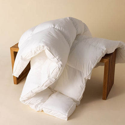 Duck Down Dual Layer Mattress Topper - Single (90x190cm) - Down & Cotton