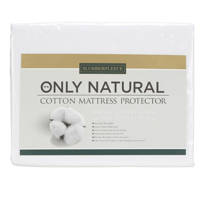 Slumberfleece Luxury Cotton Quilted Mattress Protector